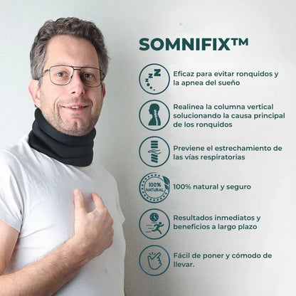 Somnifix® Collarín Cervical Anti Ronquidos (1+1 Gratis)